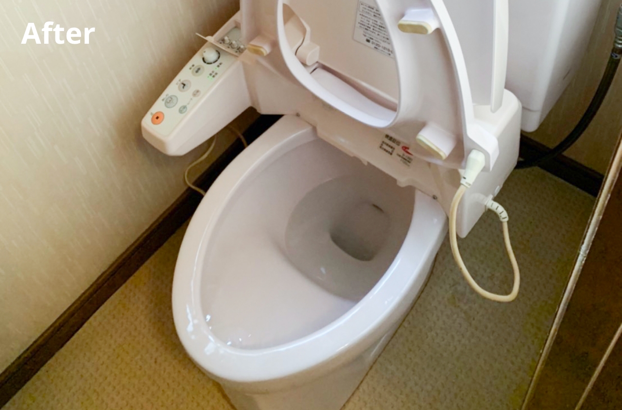 トイレ掃除アフター